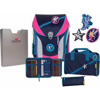 DerDieDas Ergoflex Max Buttons Blue Fairy Schulranzen Set 5tlg