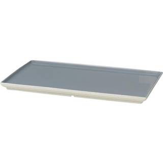 Broste Copenhagen Eli tallerken 15x26 cm Soft blue