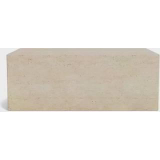 NORR11 Cubism sofabord large 80x50 cm Beige