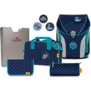 DerDieDas Ergoflex Max Buttons Star Princess Schulranzen Set 5tlg
