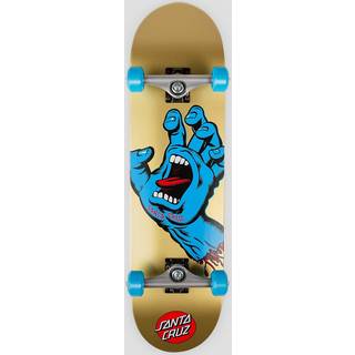 "Santa Cruz Screaming Hand 8.25"" Skateboard" - Uni - brown/blue