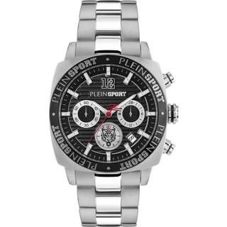 Philipp Plein PSGBA1123 Herren-Chronograph Wildcat Edelstahl/Schwarz