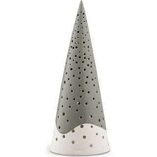 Kähler Nobili fyrfadsstage h 30 cm - olivengrøn