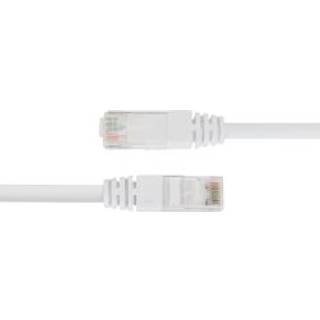 Deltaco Cat6 Network Cable, 15m, White - Ledning