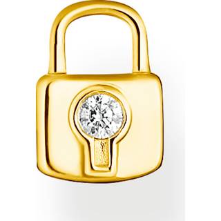Thomas Sabo Ohrring Anhänger - Einzel Schloss - EP016-414-14 - gold