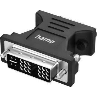 Hama 00300090 videokabel adapter DVI-I VGA (D-Sub) Sort