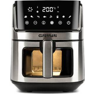 G3 Ferrari Friggisano visual air fryer 6,5 l Sølv-sort