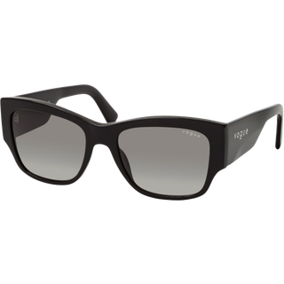 VOGUE EYEWEAR Kvinde VO5462S W44/11 Solbriller Acetat Sort Grå Firkantet Normal Skygge