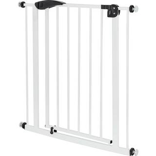 ECD Germany Dørvagt for børn, hunde og katte, 75-85 cm, uden boring, hvid,