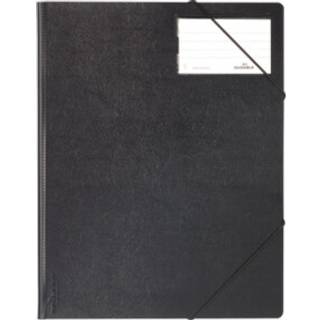 Durable elastikmappe med elastikholder A4 sort