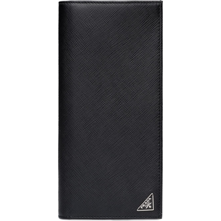 Prada Saffiano leather portfolio - black - One Size
