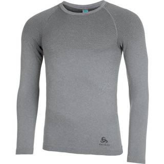 Odlo BL Top Crew Neck Performance Light Eco Running Top Men - Grey, Size S - grey