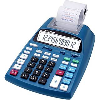 Catiga Ny & opgraderet udskrivningskalkulator Tilf?jelse af maskine 10 Key Desktop Home Office Calculator med papirrulleudskrivning Regnskab Busi