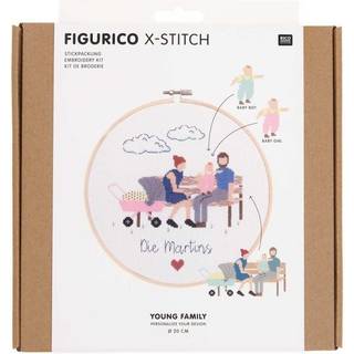 Figurico Stickpackung Young Family 20cm