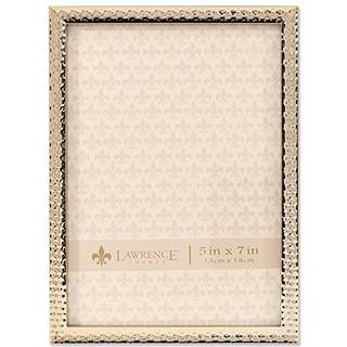 Lawrence rammer 713157 metal med hammereffekt 5x7 guld