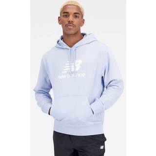 New Balance Essentials Stacked Logo Hoodie Str. M Blå