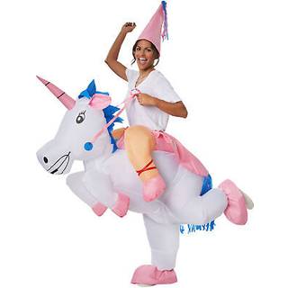 Enhjørningekostume - hvid