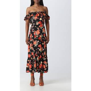 Rixo June square-neck midi dress - black - M