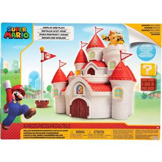 Nintendo Super Mario Mushroom Kingdom legesæt  - med slot og Bowser 6 cm