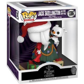 Nightmare before Christmas 30th POP! Deluxe Vinyl Figure Jack & Zero w/Tree 9 cm