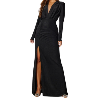Bubbleroom Occasion Laurette Sparkling Gown Black XS