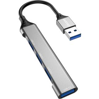DUDAO A16B USB HUB 4i1. 4-Porte USB-A - 4x USB-A (3x USB2.0 + 1x USB3.0).