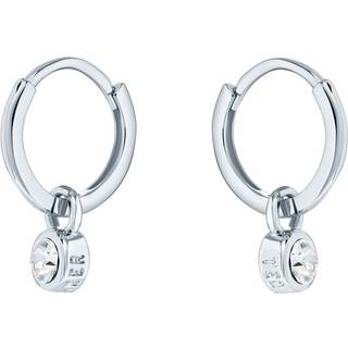 Ted Baker Silver Crystal Huggie Earrings - Silver