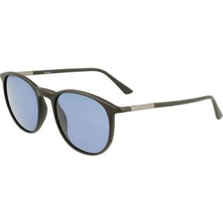 Calvin Klein Unisex CK22537S 002 Solbriller Injiceret Sort-opaque Blå Rund Normal