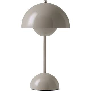 &TRADITION FLOWERPOT VP9 GREY BEIGE MAGNET OPLADER PORTABLE BORDLAMPE