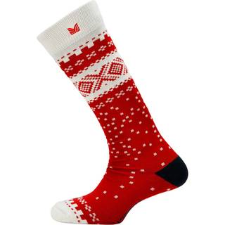 Cortina Socks Knee high Raspberry/Offwhite/Navy (L)