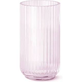Lyngby vase glas pink H.20 cm