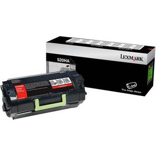 52D0HA0 LEXMARK 520HA TONER CARTRIDGE BLACK 25K