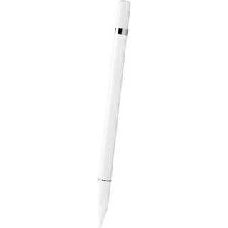 2 i 1 Stylus pen med skrivefunktion Hvid 1-pak