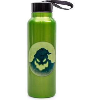 Disney The Nightmare Before Christmas """" Alle kan lide at boogie """" Vandflaske i rustfrit stål | BPA-fri plastsportkande med håndtag | Holder 27