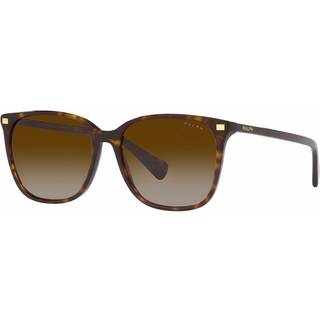 Ralph Lauren Kvinde RA5293 VVCV 50033B Solbriller Acetat Skildpadde Brun Firkantet Normal Skygge
