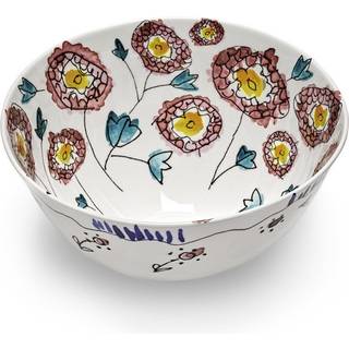 Serax Tableware - 'Anemone Milk' serving bowl in multicolor fine bone china