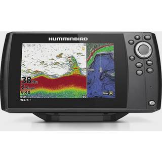 Plotter Humminbird HELIX 7 CHIRP GPS G4, 7" + ekkolodstransducer (CHIRP, DownScan)
