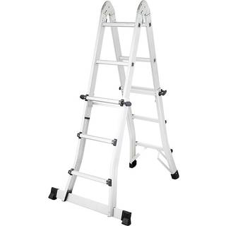 Norstep multistige 4x3 trin, alu/sort 57631