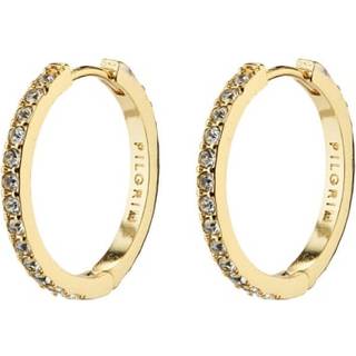 Pilgrim EBNA medium krystal hoops guldbelagt