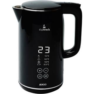 Sogo elkedel, 2200W, sort - 1,7 liter