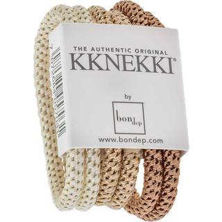 Kknekki Hårelastikker Gold Mix Slim (6-pak)