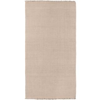 Louise Roe Found 01 Tæppe 90x180 Cm - Uldtæpper Uld Sanded Beige - 10210-6-12