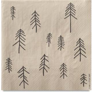 Fine Little Day Tall serviet 25-pak Natur/Brun