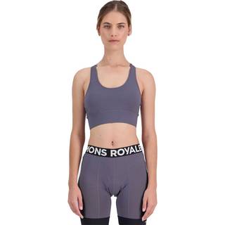 Mons Royale Women's Stratos Merino Shift Sports Bra Sports-bh Damer størrelse XS farve blå
