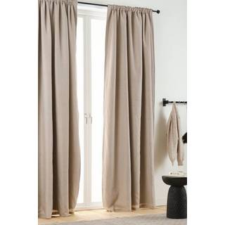 AURORA mørklægningsgardin hør 1 længde - Beige