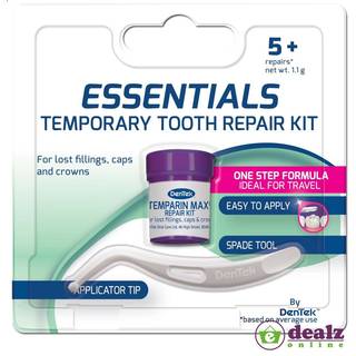 Tandkit Dentek Essentials Reapir Kit Midlertidig Tandfyldning
