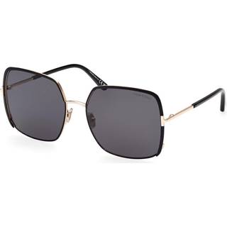 Tom Ford FT1006 RAPHAELA 02A 60 Solbriller Kvinder Black - Matte Black - 60mm