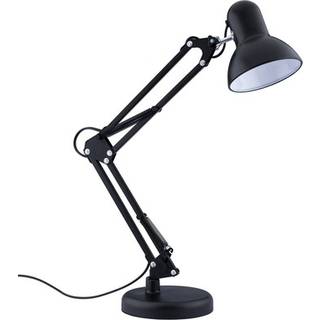 Arkitektlampe Sort bordlampe - 1,1 meter ledning, E27 fatning, uden lyskilde