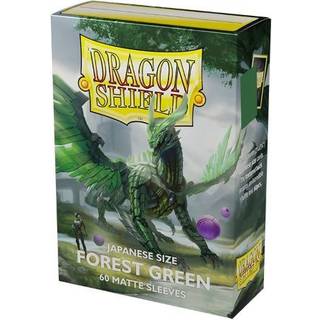 Dragon Shield Japanese size Matte Sleeves - Forest Green