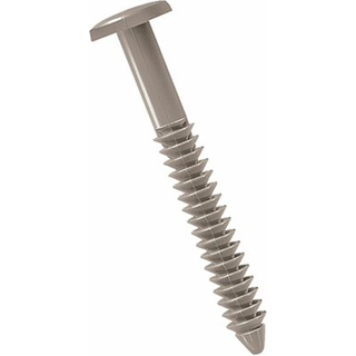 Ekena Millwork LVSL0012CL 3 """" Lifetime Vinyl Shutter-Lok's Clay (12/Bag) Count